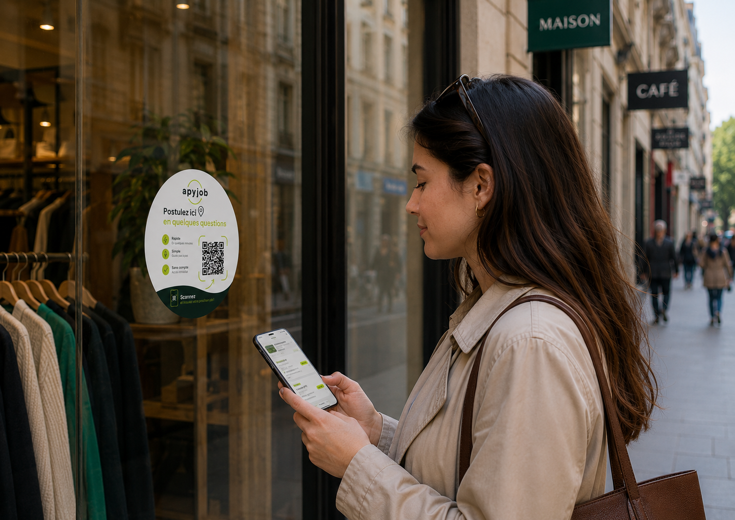 Vidéo de présentation Apyjob : recrutement depuis le commerce, réponses claires et comparables